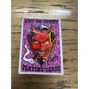 Y2K Keep-Em-Honest Devil Playing Cards